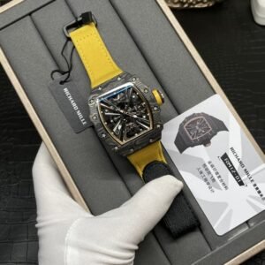 LCD184 RM12-01 Gold Carbon Fiber Composite Constant Tourbillon 1:1 Super Clone