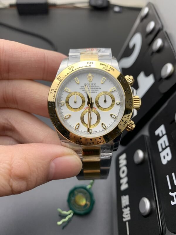 LLS174 Rolex Gold Daytona Perfectly reproduced - Obrázek 5